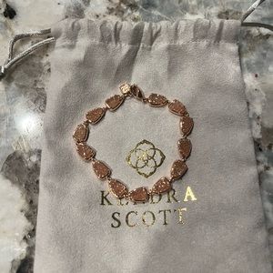Susanna link bracelet. Kendra Scott. Rose gold and rose gold drusy!